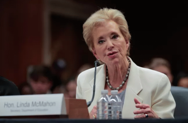 Department of Education Secretary Linda McMahon